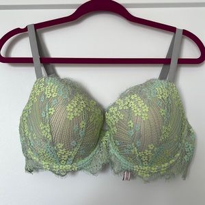 Dream Angels Lace Covered Bra in Green